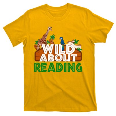 Wild About Reading Animals T-Shirt