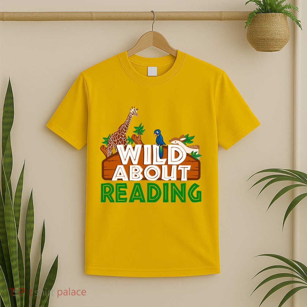 Wild About Reading Animals T-Shirt
