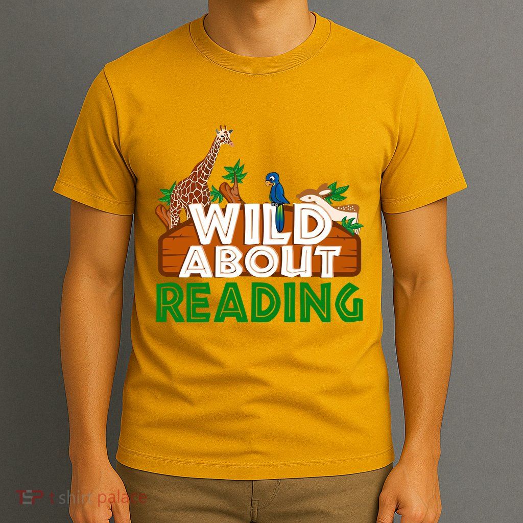Wild About Reading Animals T-Shirt