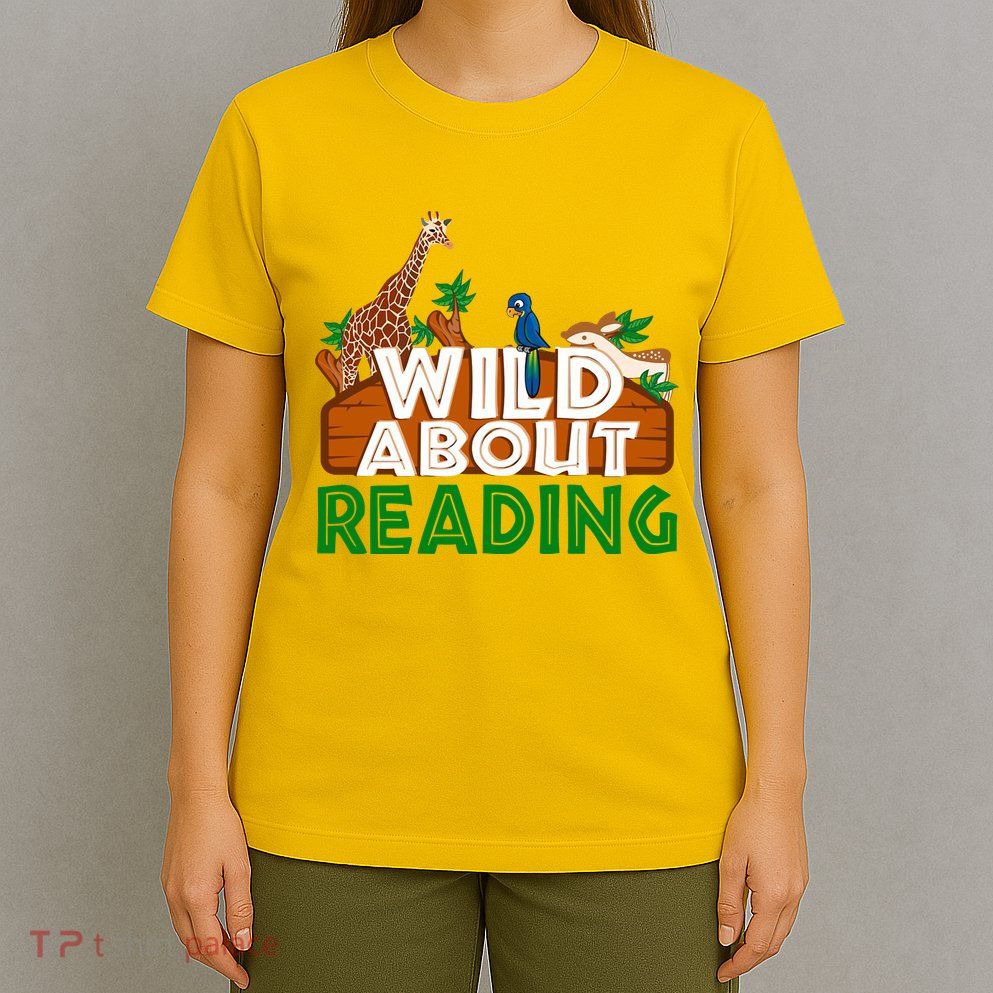 Wild About Reading Animals T-Shirt