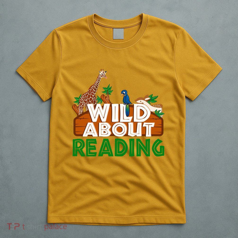 Wild About Reading Animals T-Shirt