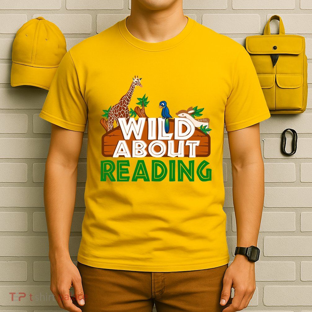 Wild About Reading Animals T-Shirt