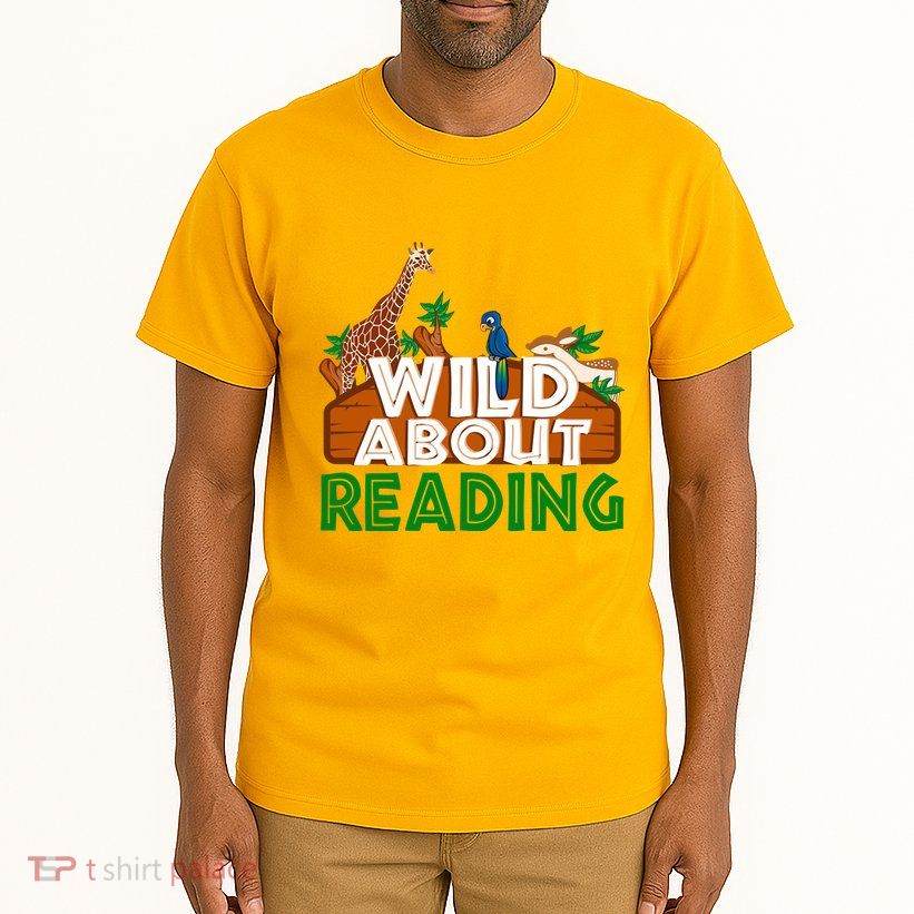 Wild About Reading Animals Tall T-Shirt