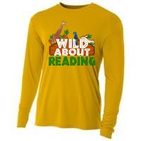 Wild About Reading Animals Cooling Performance Long Sleeve Crew