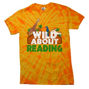 Wild About Reading Animals Tie-Dye T-Shirt