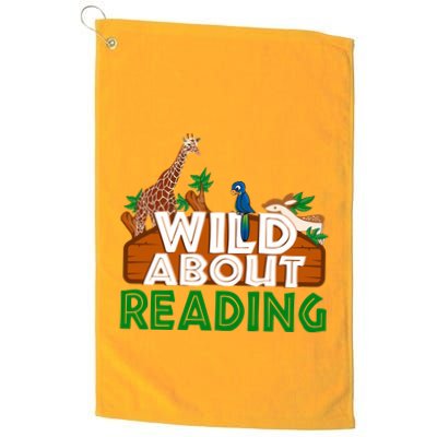 Wild About Reading Animals Golf Towel