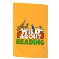 Wild About Reading Animals Golf Towel