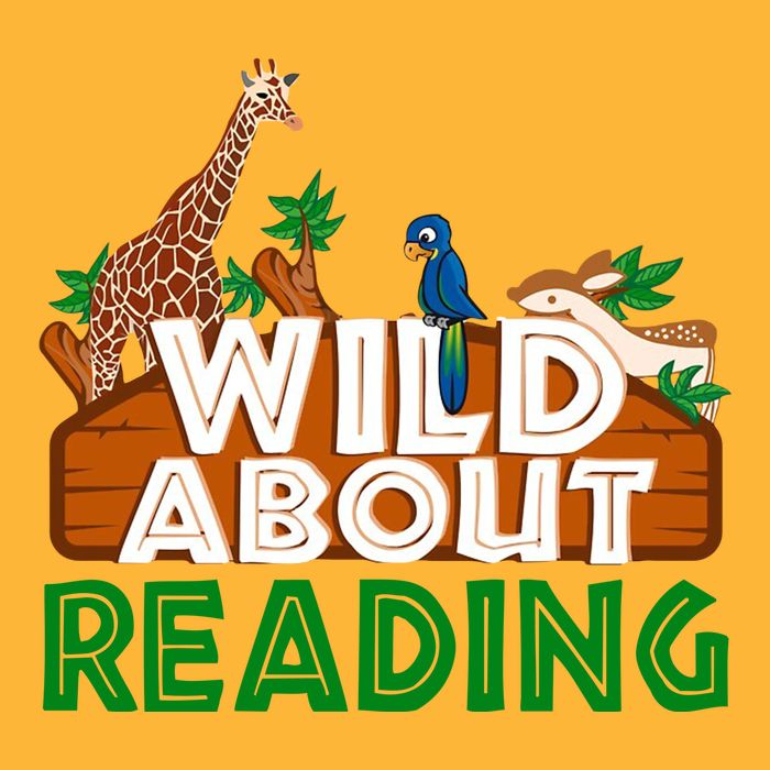 Wild About Reading Animals Golf Towel