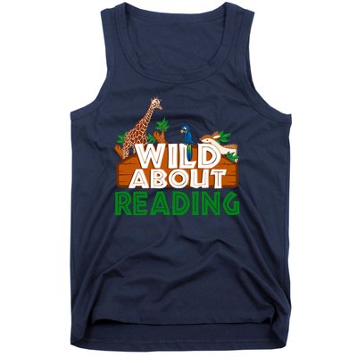 Wild About Reading Animals Tank Top