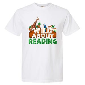 Wild About Reading Animals Garment-Dyed Heavyweight T-Shirt