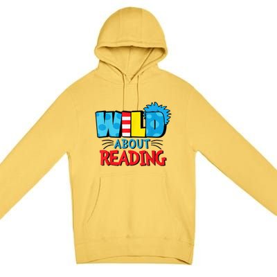 Wild About Reading Dr Teacher Premium Pullover Hoodie