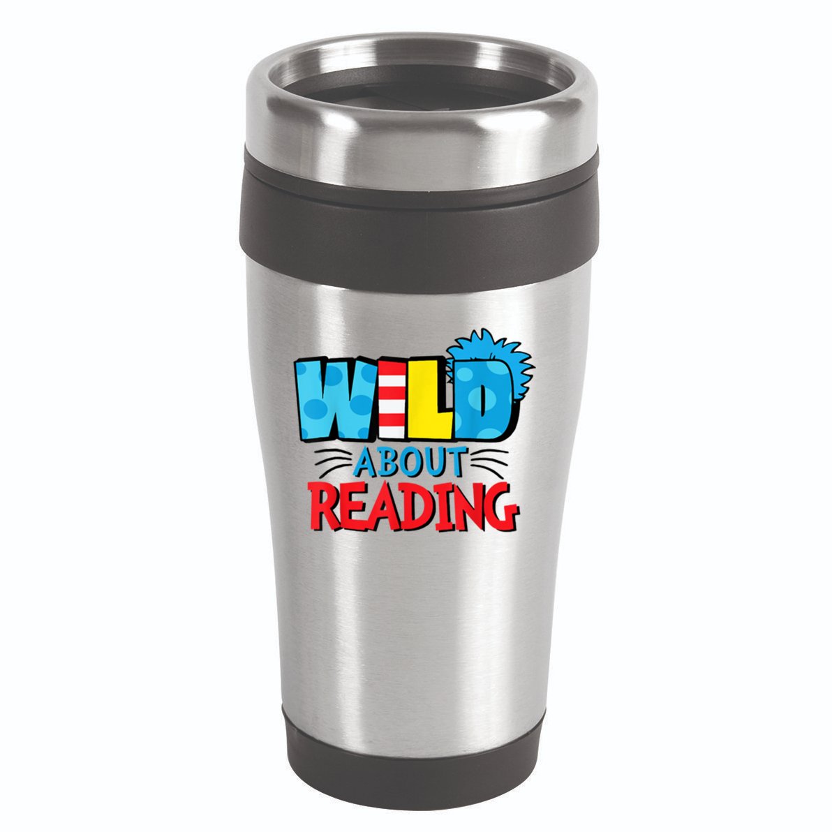 Wild About Reading Dr Teacher 16oz Travel Tumbler