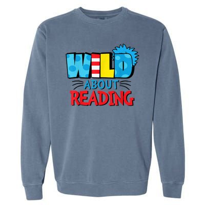 Wild About Reading Dr Teacher Garment-Dyed Sweatshirt