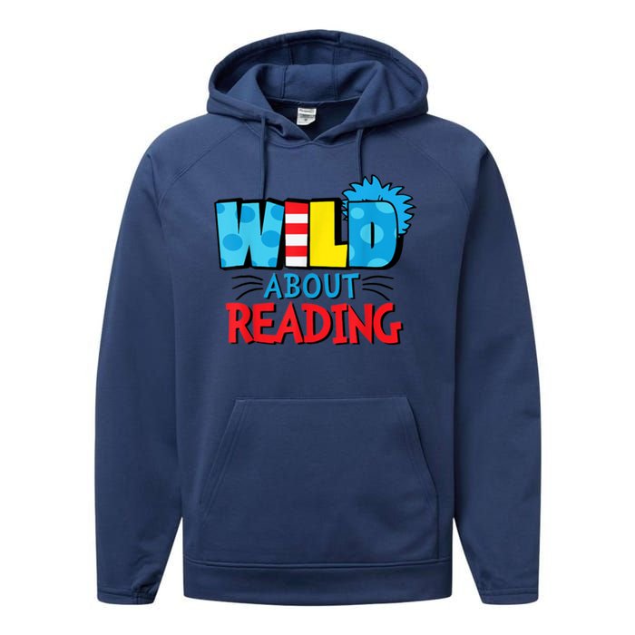 Wild About Reading Dr Teacher Performance Fleece Hoodie