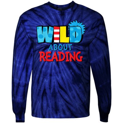 Wild About Reading Dr Teacher Tie-Dye Long Sleeve Shirt