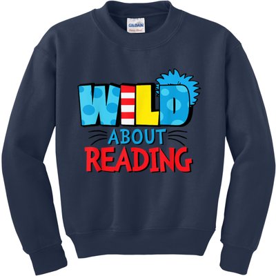 Wild About Reading Dr Teacher Kids Sweatshirt