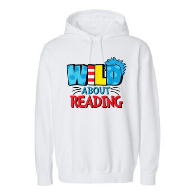 Wild About Reading Dr Teacher Garment-Dyed Fleece Hoodie