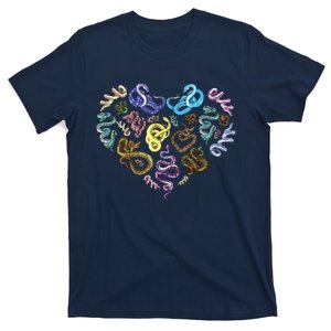 Wild Animal Reptile Valentines Day Gift Predator Heart Snake T-Shirt