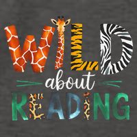 Wild About Reading Books Reader Lover Librarian Zoo Animals Vector Backpack