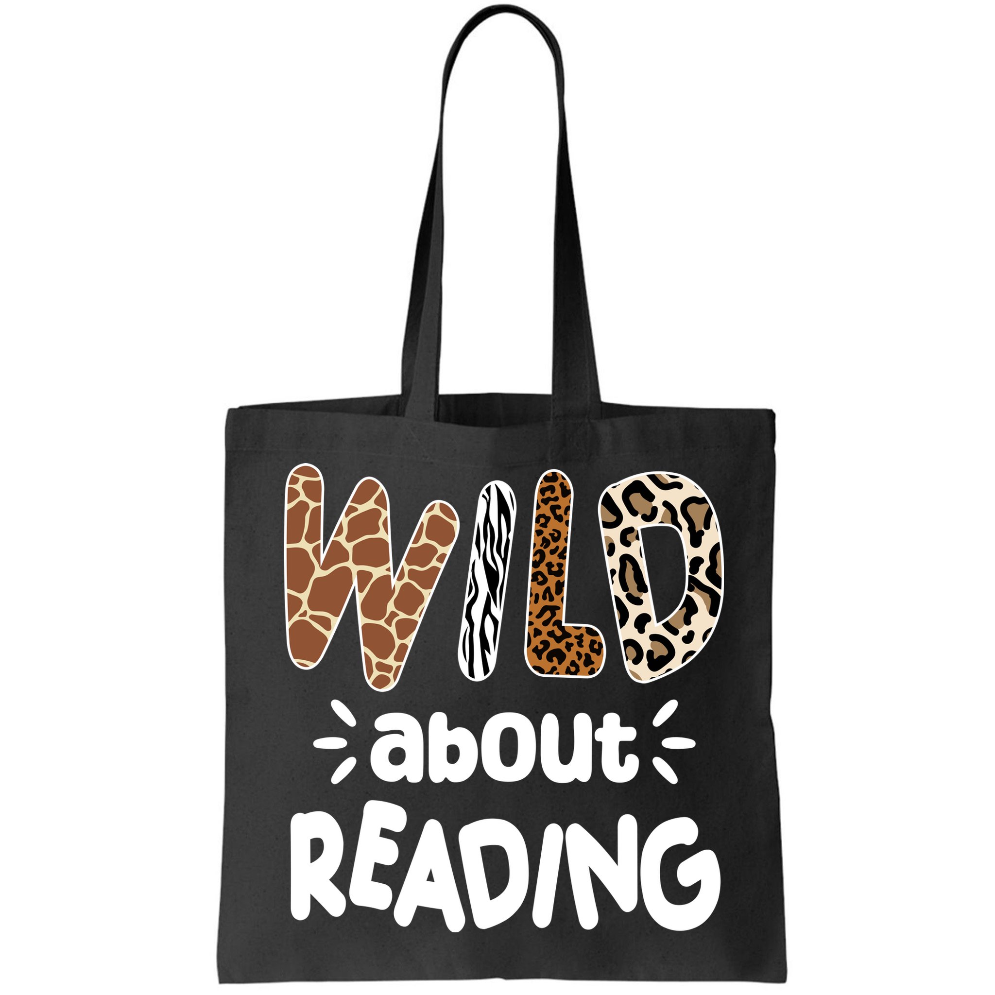 Wild About Reading Animal Print Bag