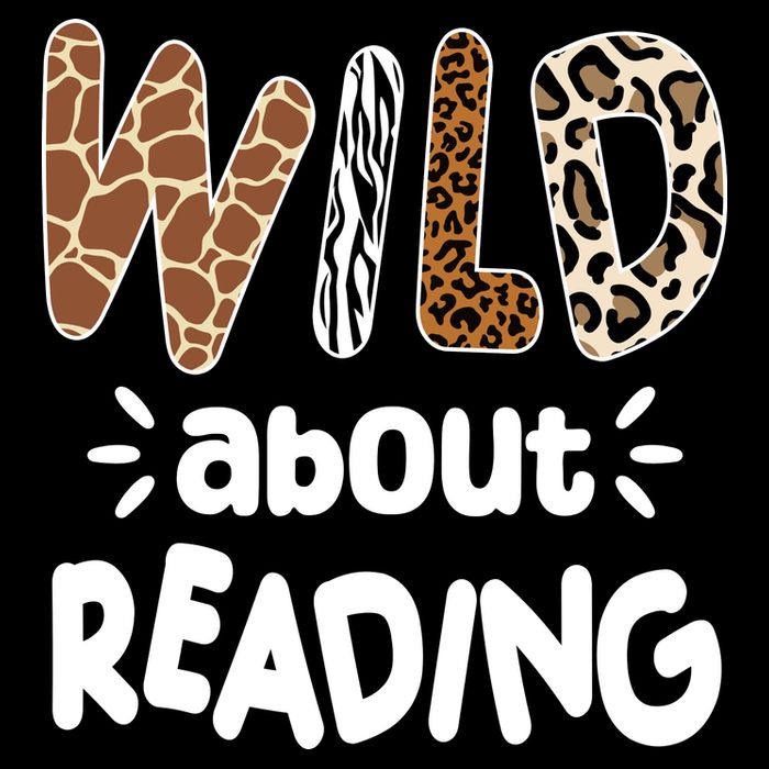 Wild About Reading Animal Print Bag