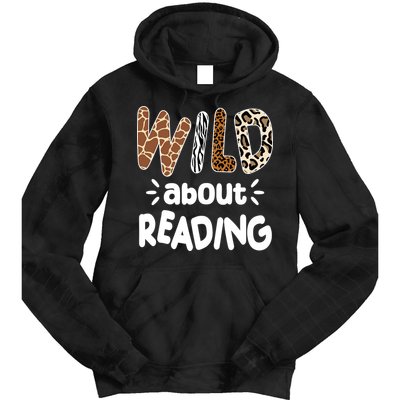 Wild About Reading Animal Print Tie Dye Hoodie