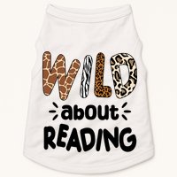 Wild About Reading Animal Print Doggie Tank
