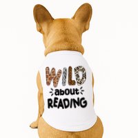 Wild About Reading Animal Print Doggie Tank