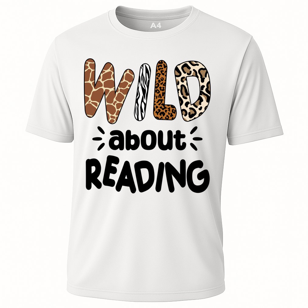 Wild About Reading Animal Print Performance Shirt