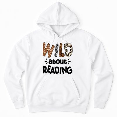 Wild About Reading Animal Print Hoodie