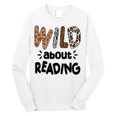 Wild About Reading Animal Print Long Sleeve Shirt