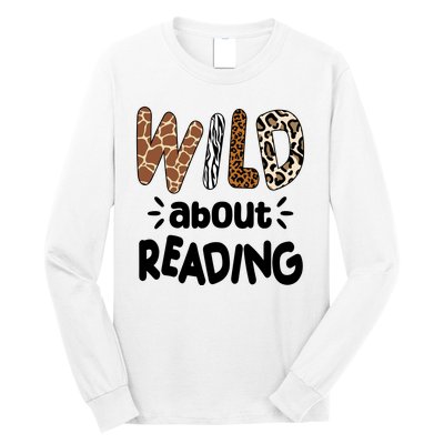 Wild About Reading Animal Print Long Sleeve Shirt