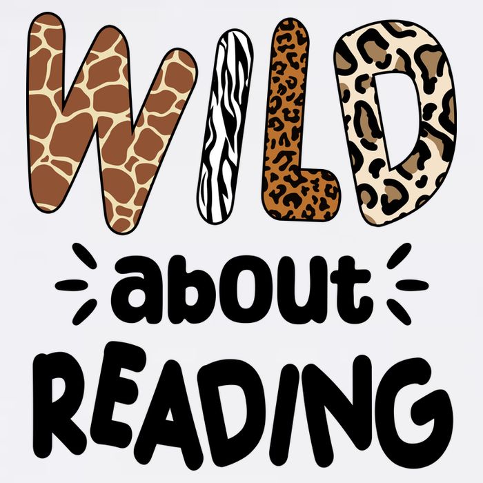 Wild About Reading Animal Print Apron