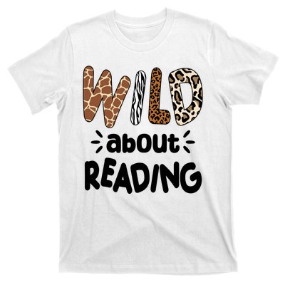 Wild About Reading Animal Print T-Shirt