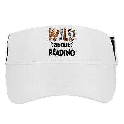 Wild About Reading Animal Print Adult Drive Performance Visor