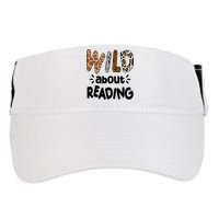 Wild About Reading Animal Print Adult Drive Performance Visor