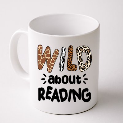 Wild About Reading Animal Print Mug