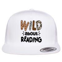 Wild About Reading Animal Print Flat Bill Trucker Hat