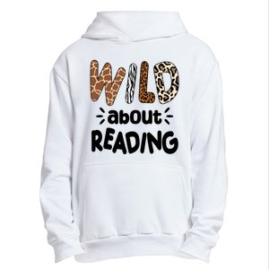 Wild About Reading Animal Print Urban Pullover Hoodie