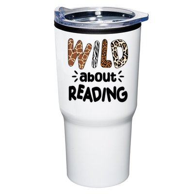 Wild About Reading Animal Print Tumbler