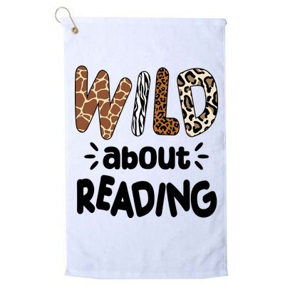 Wild About Reading Animal Print Golf Towel