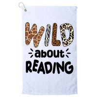 Wild About Reading Animal Print Golf Towel