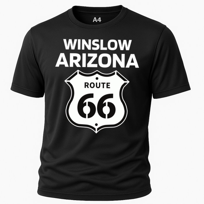 Winslow Arizona Route 66 Cooling Performance Crew T-Shirt