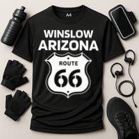 Winslow Arizona Route 66 Cooling Performance Crew T-Shirt