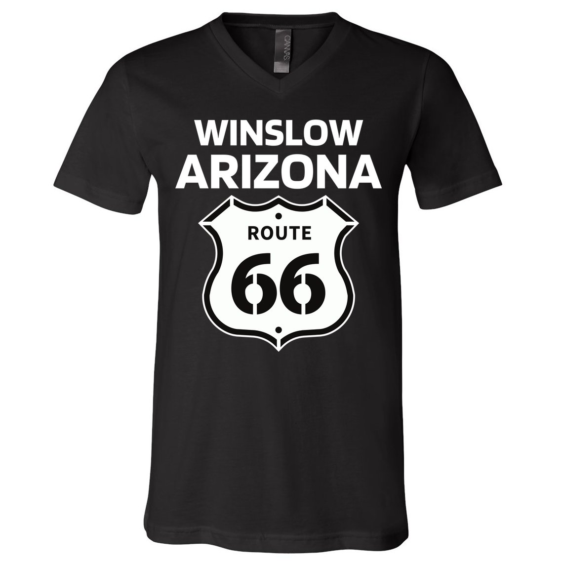 Winslow Arizona Route 66 V-Neck T-Shirt