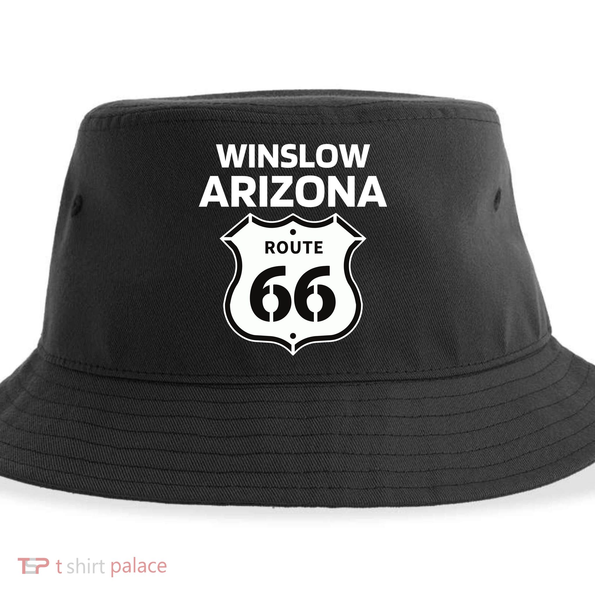 Winslow Arizona Route 66 Sustainable Bucket Hat