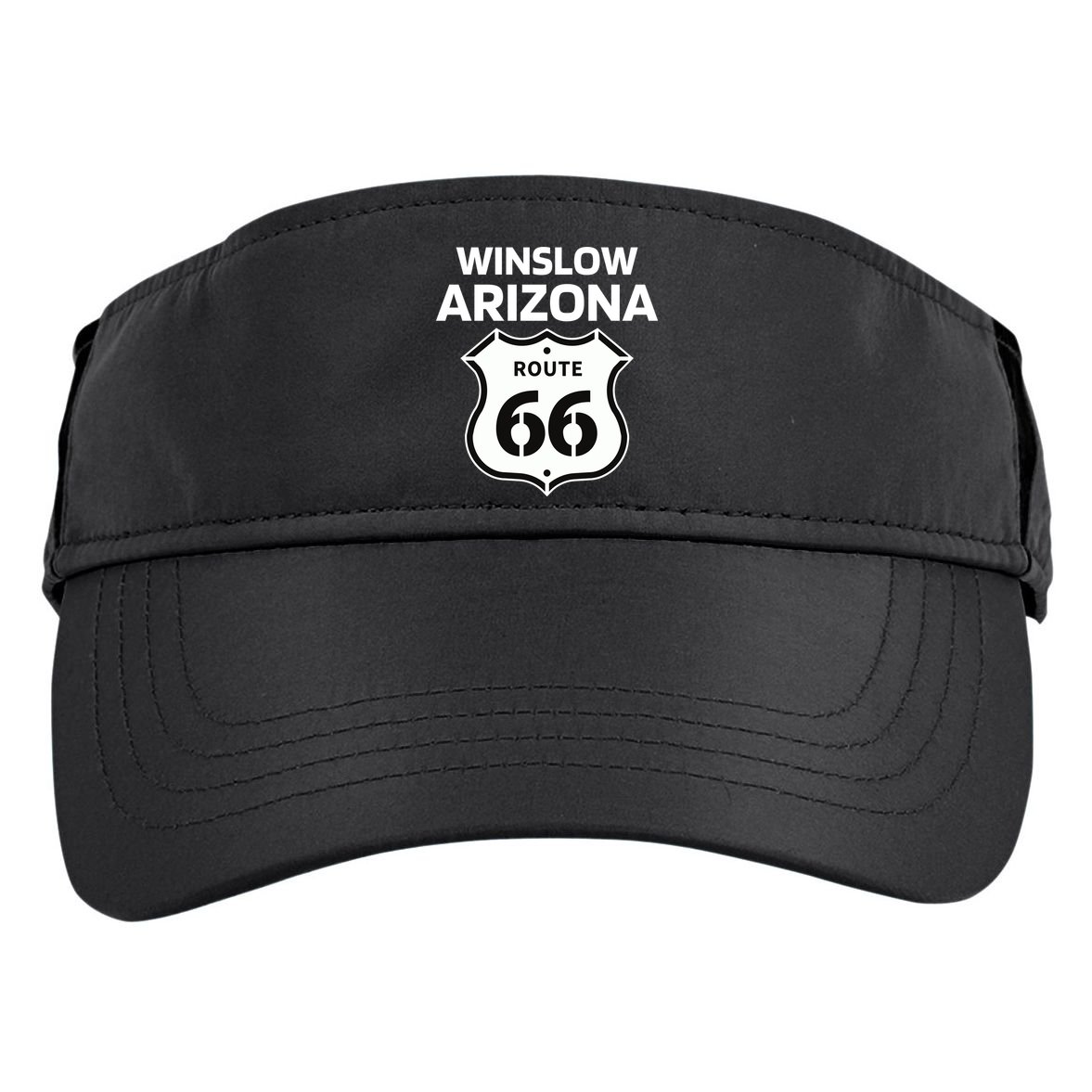 Winslow Arizona Route 66 Adult Drive Performance Visor