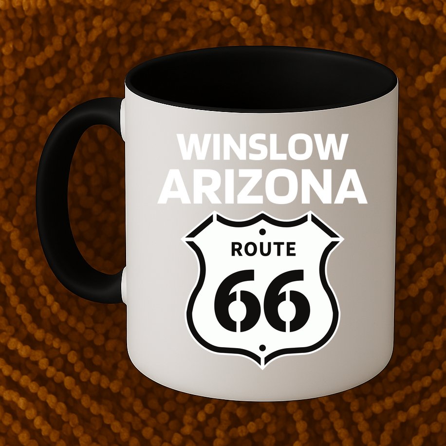 Winslow Arizona Route 66 Mug