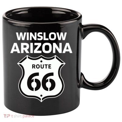 Winslow Arizona Route 66 11oz C Handle Ceramic Mug