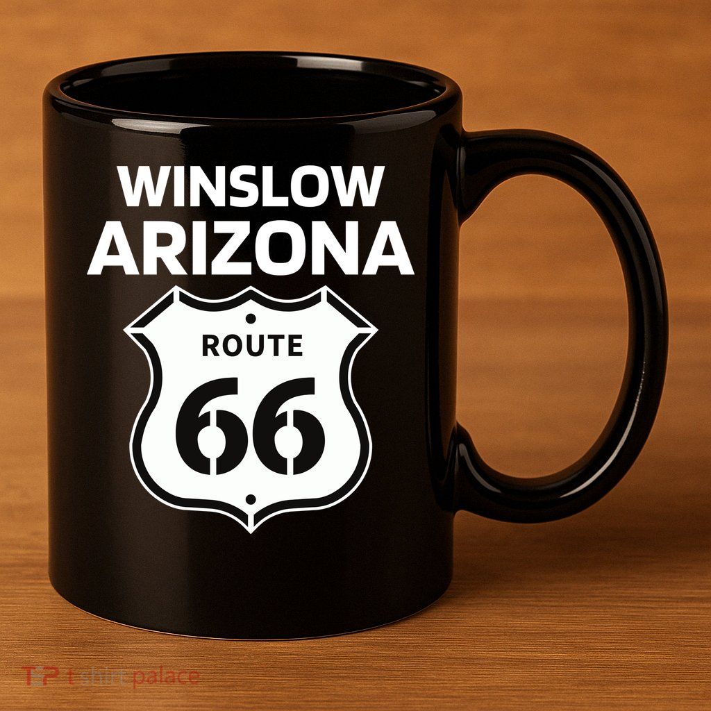 Winslow Arizona Route 66 11oz C Handle Ceramic Mug